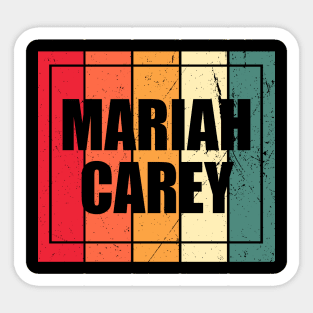 Thanksgiving Mariah Name Retro Styles Camping 70s 80s 90s Sticker